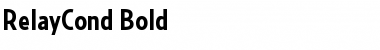Download RelayCond-Bold Font Download RelayCond-Bold Font