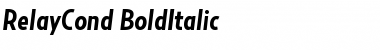 Download RelayCond-BoldItalic Font Download RelayCond-BoldItalic Font