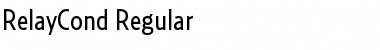 Download RelayCond-Regular Font Download RelayCond-Regular Font