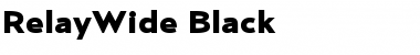 Download RelayWide-Black Font Download RelayWide-Black Font
