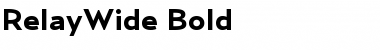 Download RelayWide-Bold Font Download RelayWide-Bold Font