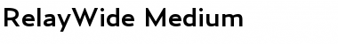Download RelayWide-Medium Font Download RelayWide-Medium Font