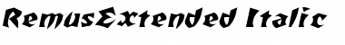 Download RemusExtended Font Download RemusExtended Font