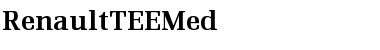 Download RenaultTEEMed Font Download RenaultTEEMed Font