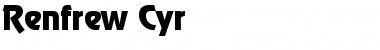 Download Renfrew Cyr Font Download Renfrew Cyr Font