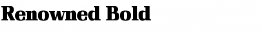 Download Renowned Font Download Renowned Font