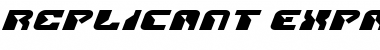 Download Replicant Expanded Italic Font Download Replicant Expanded Italic Font