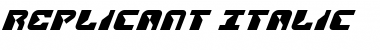 Download Replicant Italic Font Download Replicant Italic Font