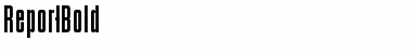 Download ReportBold Font Download ReportBold Font