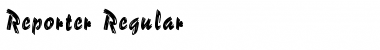 Download Reporter Font Download Reporter Font