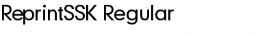 Download ReprintSSK Font Download ReprintSSK Font