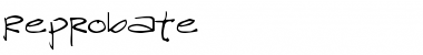Download Reprobate Font Download Reprobate Font