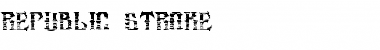 Download republicstroke Font Download republicstroke Font