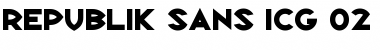 Download Republik Sans ICG 02 Font Download Republik Sans ICG 02 Font