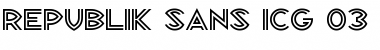 Download Republik Sans ICG 03 Alt Font Download Republik Sans ICG 03 Alt Font