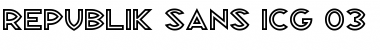 Download Republik Sans ICG 03 Font Download Republik Sans ICG 03 Font