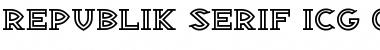 Republik Serif ICG 03 Regular Font