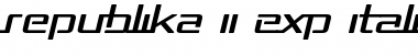 Download Republika II Exp Font Download Republika II Exp Font