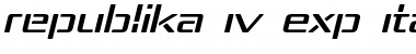 Download Republika IV Exp Font Download Republika IV Exp Font