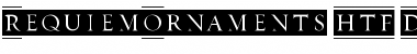 Download RequiemOrnaments Font Download RequiemOrnaments Font