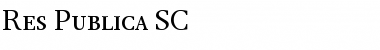 Download Res Publica SC Font Download Res Publica SC Font