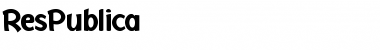 Download ResPublica Font Download ResPublica Font