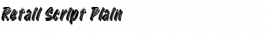 Download Retail Script Font Download Retail Script Font