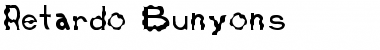 Download Retardo Bunyons Font Download Retardo Bunyons Font