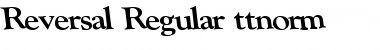 Download Reversal Font Download Reversal Font