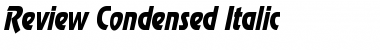 Download Review Condensed Font Download Review Condensed Font