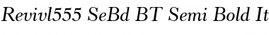 Download Revivl555 SeBd BT Font Download Revivl555 SeBd BT Font
