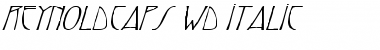 Download ReynoldCaps Wd italic Font Download ReynoldCaps Wd italic Font
