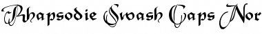 Download Rhapsodie Swash Caps Font Download Rhapsodie Swash Caps Font