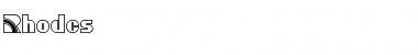 Download Rhodes Font Download Rhodes Font
