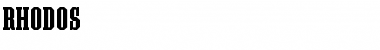 Download Rhodos Font Download Rhodos Font