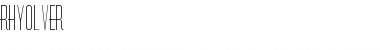 Download RhyOlver Font Download RhyOlver Font