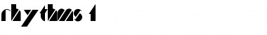 Download Rhythms 1 Font Download Rhythms 1 Font