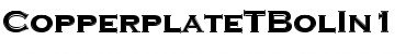 Download CopperplateTBolIn1 Font Download CopperplateTBolIn1 Font