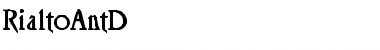 Download RialtoAntD Font Download RialtoAntD Font