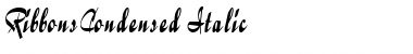 Download RibbonsCondensed Font Download RibbonsCondensed Font