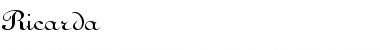 Download Ricarda Font Download Ricarda Font