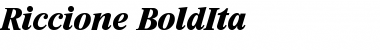 Download Riccione-BoldIta Font Download Riccione-BoldIta Font