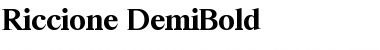 Download Riccione-DemiBold Font Download Riccione-DemiBold Font