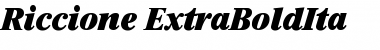 Download Riccione-ExtraBoldIta Font Download Riccione-ExtraBoldIta Font