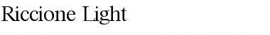 Download Riccione-Light Font Download Riccione-Light Font