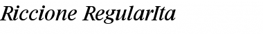 Download Riccione-RegularIta Font Download Riccione-RegularIta Font