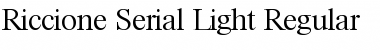 Download Riccione-Serial-Light Font Download Riccione-Serial-Light Font