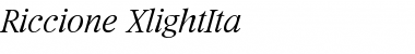 Download Riccione-XlightIta Font Download Riccione-XlightIta Font