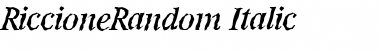 Download RiccioneRandom Font Download RiccioneRandom Font