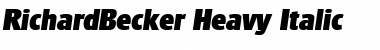 Download RichardBecker-Heavy Font Download RichardBecker-Heavy Font